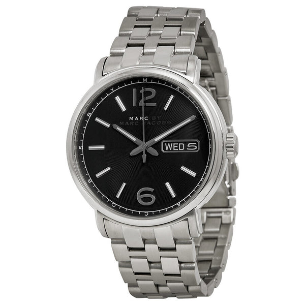 Marc By Marc Jacobs Fergus Black Dial Stainless Steel Men's Watch MBM5075 - BigDaddy Watches