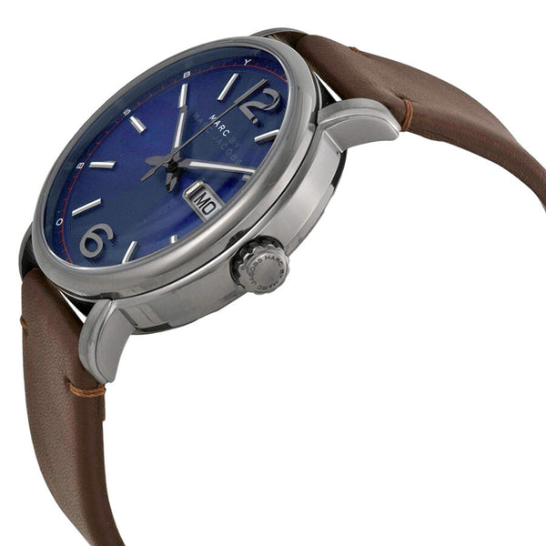 Marc by Marc Jacobs Fergus Blue Dial Brown Leather Men's Watch MBM5078 - BigDaddy Watches #2