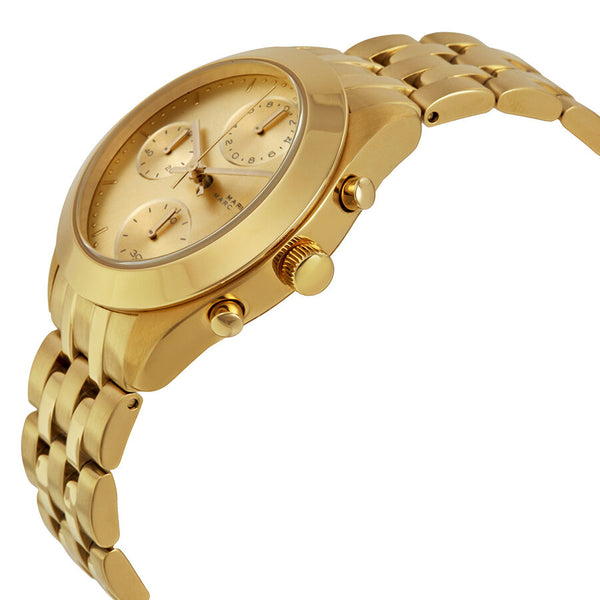 Marc by Marc Jacobs Peeker Chronograph Champagne Dial Gold-tone Ladies Watch MBM3393 - BigDaddy Watches #2