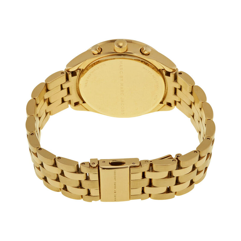Marc by Marc Jacobs Peeker Chronograph Champagne Dial Gold-tone Ladies Watch MBM3393 - BigDaddy Watches #3