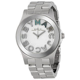 Marc by Marc Jacobs Rivera White Dial Stainless Steel Unisex Watch MBM3136 - BigDaddy Watches