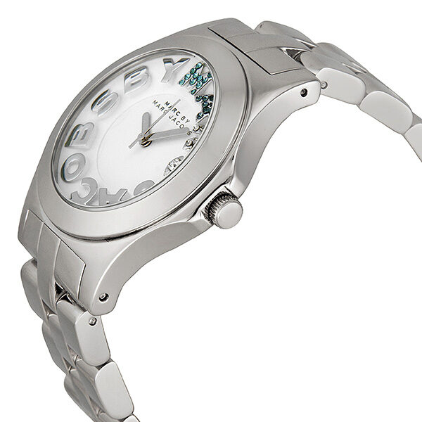 Marc by Marc Jacobs Rivera White Dial Stainless Steel Unisex Watch MBM3136 - BigDaddy Watches #2