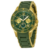 Marc by Marc Jacobs Rock Chronograph Teal Dial Teal Rubber Ladies Watch MBM2597 - BigDaddy Watches