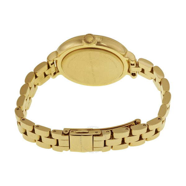 Marc Jacobs Sally Champagne Dial Gold-tone 36mm Ladies Watch MBM3363 - Big Daddy Watches