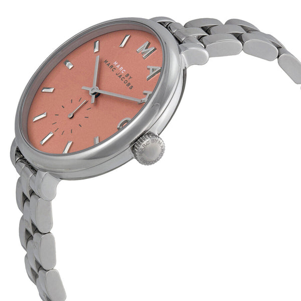 Marc by Marc Jacobs Slim Baker Orange Dial Stainless Steel Ladies Watch MBM3365 - BigDaddy Watches #2