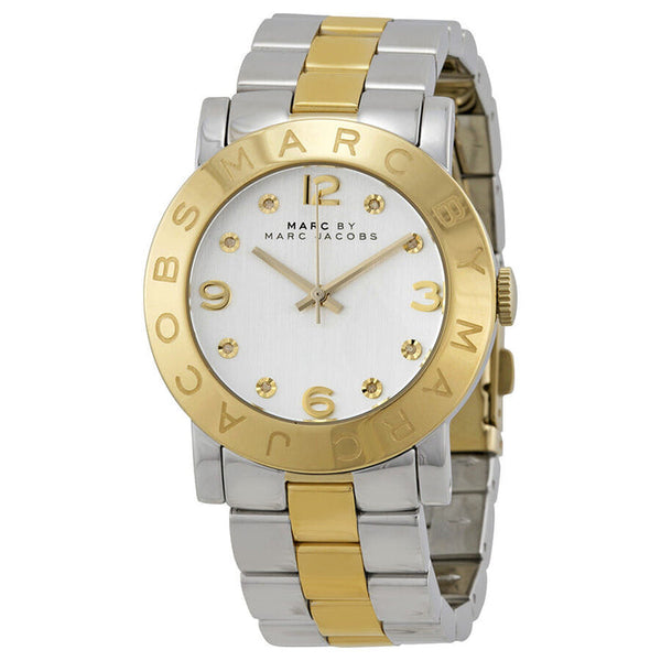 Marc Jacobs Amy Silver Dial Two-Tone 36mm Ladies Watch MBM3139