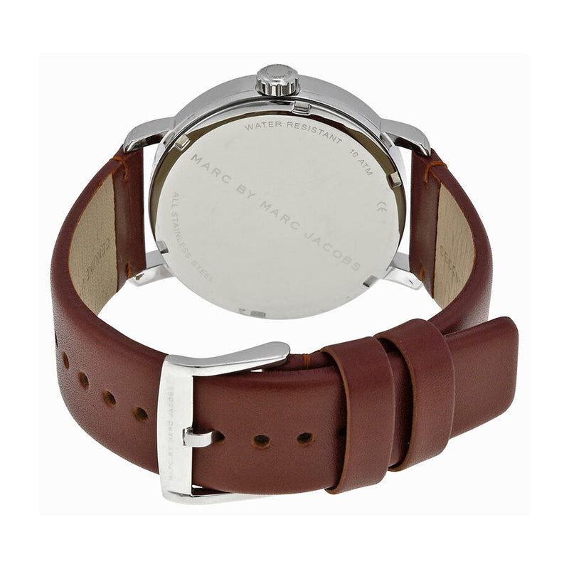 Marc by Marc Jacobs Fergus White Dial Brown Leather Men's Watch MBM5080 - BigDaddy Watches #2