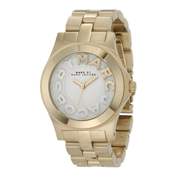 Marc Jacobs Women's 'Rivera' Gold-Tone Stainless Steel Watch  MBM3134 - Big Daddy Watches