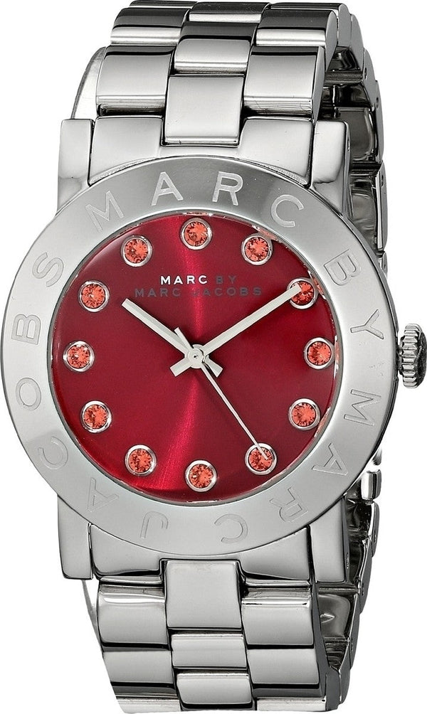 Marc By Marc Jacobs Amy Red Women's Steel Classic Watch MBM3333