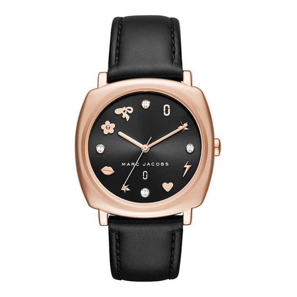 Marc Jacobs Womens 'Mandy' Quartz Stainless Steel and Leather Watch  MJ1565 - Big Daddy Watches