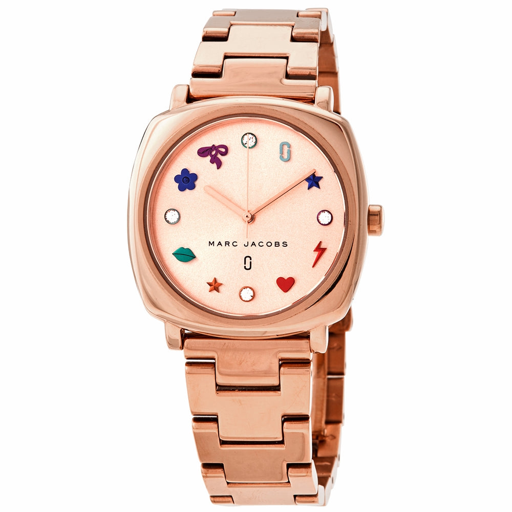 Marc Jacobs Mandy Rose Gold-tone Dial Ladies  Watch MJ3550