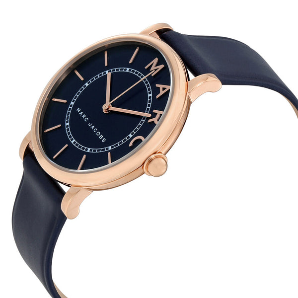 Marc Jacobs Roxy Navy Blue Dial Ladies Leather Watch MJ1534 - BigDaddy Watches #2