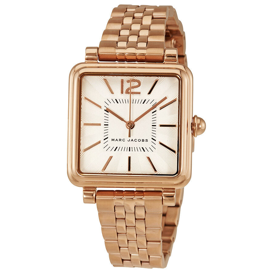Marc Jacobs Vic White Dial Rose Gold Watch MJ3514