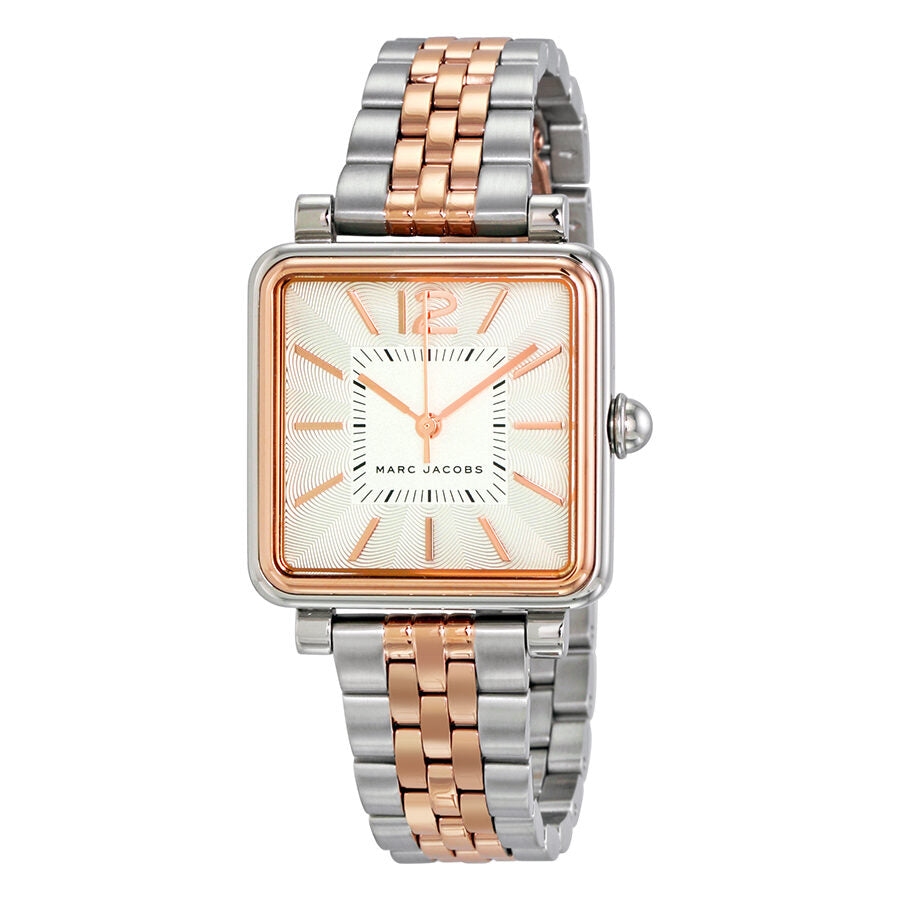 Marc Jacobs Vic Silver Dial Two Tone Watch MJ3463