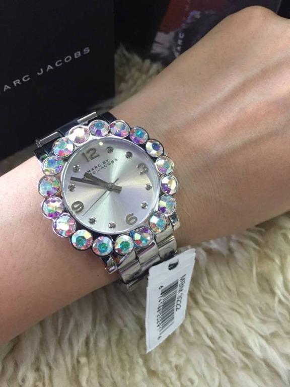 Marc By Marc Jacobs Amy Silver Women's Steel Glitz Watch MBM3222 - Big Daddy Watches #4