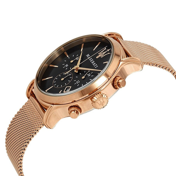 Maserati Epoca Chronograph Black Dial Men's Watch R8873618005 - BigDaddy Watches #2