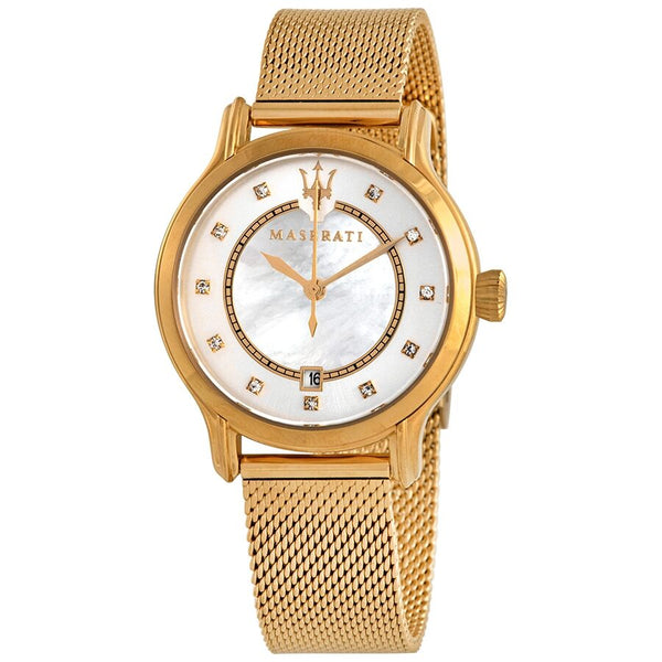 Maserati Epoca Diamond  Mother of Pearl Dial Ladies Watch R8853118502 - BigDaddy Watches