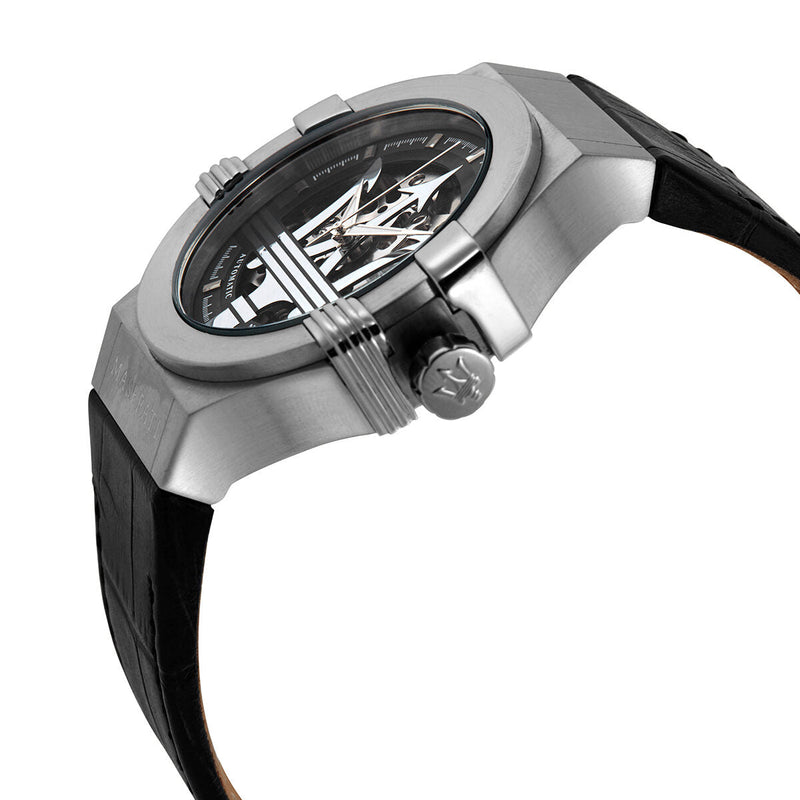 Maserati Potenza Automatic Black Skeleton Dial Men's Watch R8821108038 - BigDaddy Watches #2