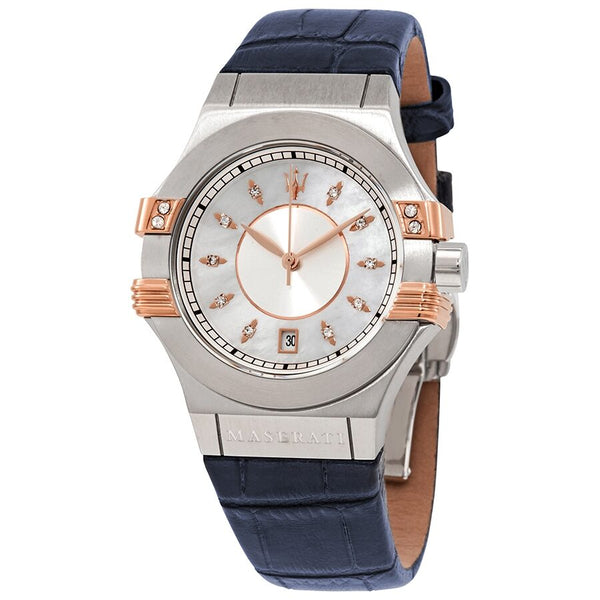Maserati Potenza Diamond Silver Dial Ladies Watch R8851108502 - BigDaddy Watches