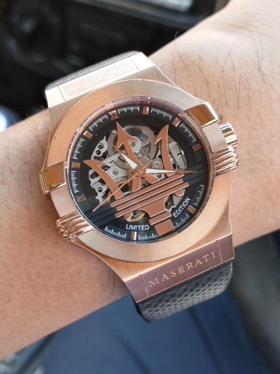 Maserati Potenza Leather Men’s Watch R8821108025 - Watch