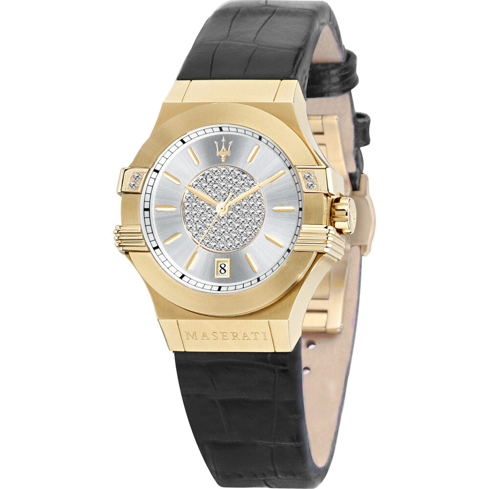 Maserati Potenza Silver Dial Ladies Watch R8851108505 - The Watches Men & CO