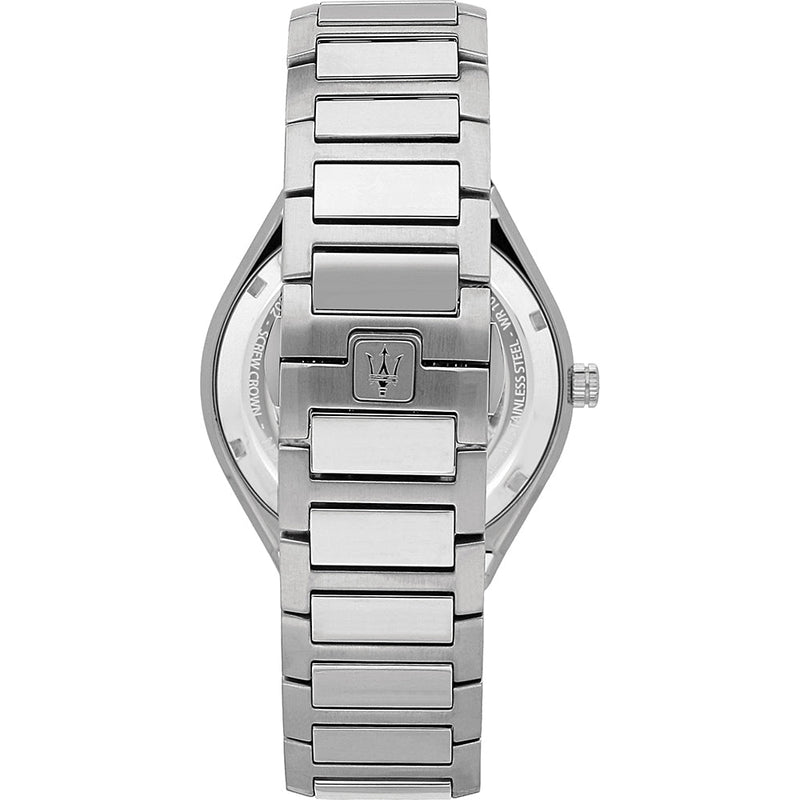Maserati Stile Silver Automatic Black Dial Men's Watch R8823142002 - Big Daddy Watches #3