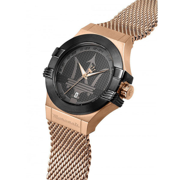Maserati Potenza Rose Gold Mesh Bracelet  R8853108009 - Big Daddy Watches #2