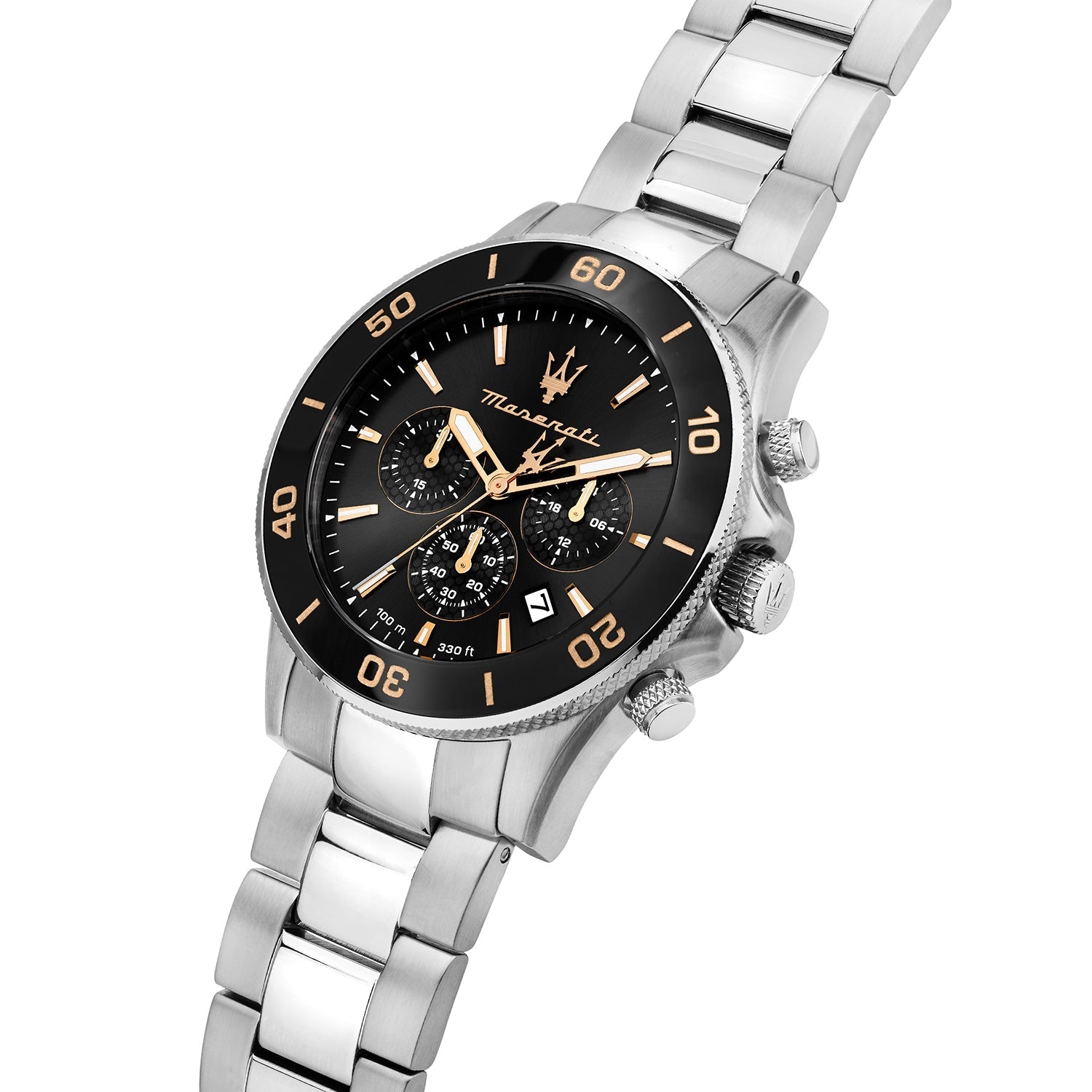 Maserati Competizione Diver Silver Men's Watch - R8873600003