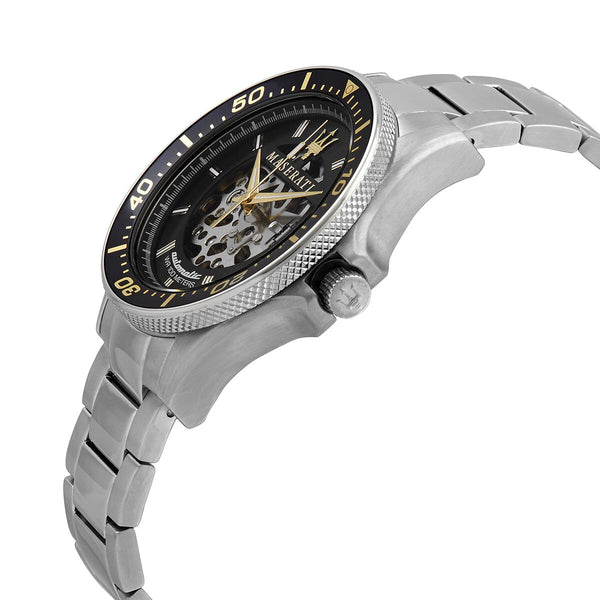Maserati Sfida Automatic Black Dial Men's Watch R8823140002 - BigDaddy Watches #2