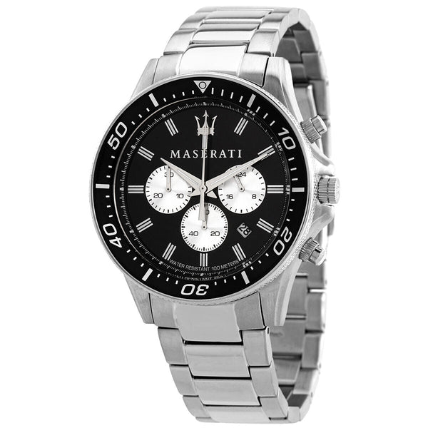 Maserati Sfida Chronograph Quartz Black Dial Men's Watch R8873640004 - BigDaddy Watches
