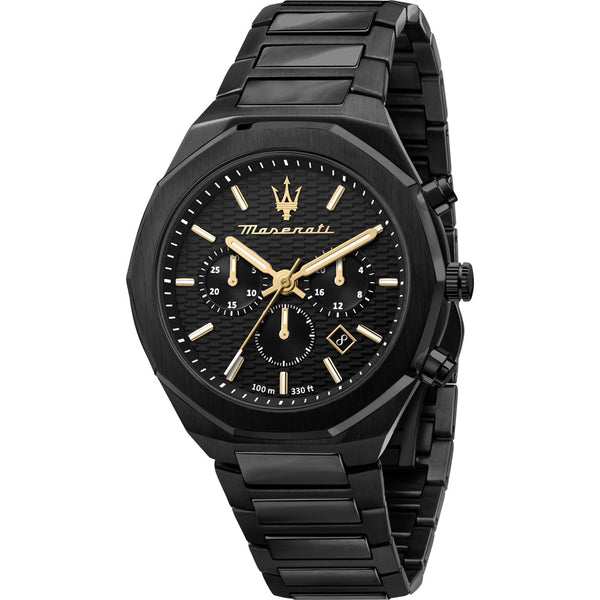 Maserati Stile Black Chronograph   R8873642005 - Big Daddy Watches