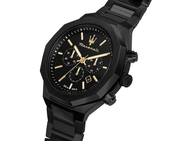 Maserati Stile Black Chronograph  R8873642005 - Big Daddy Watches #2