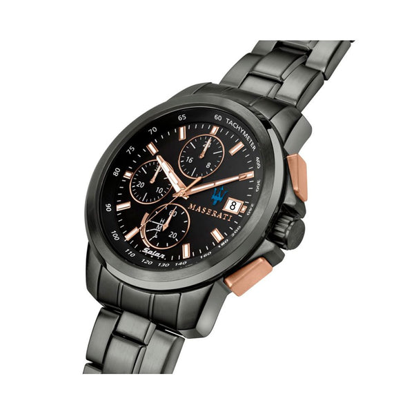 Maserati Successo Charcoal Chronograph R8873645001 - Big Daddy Watches #2