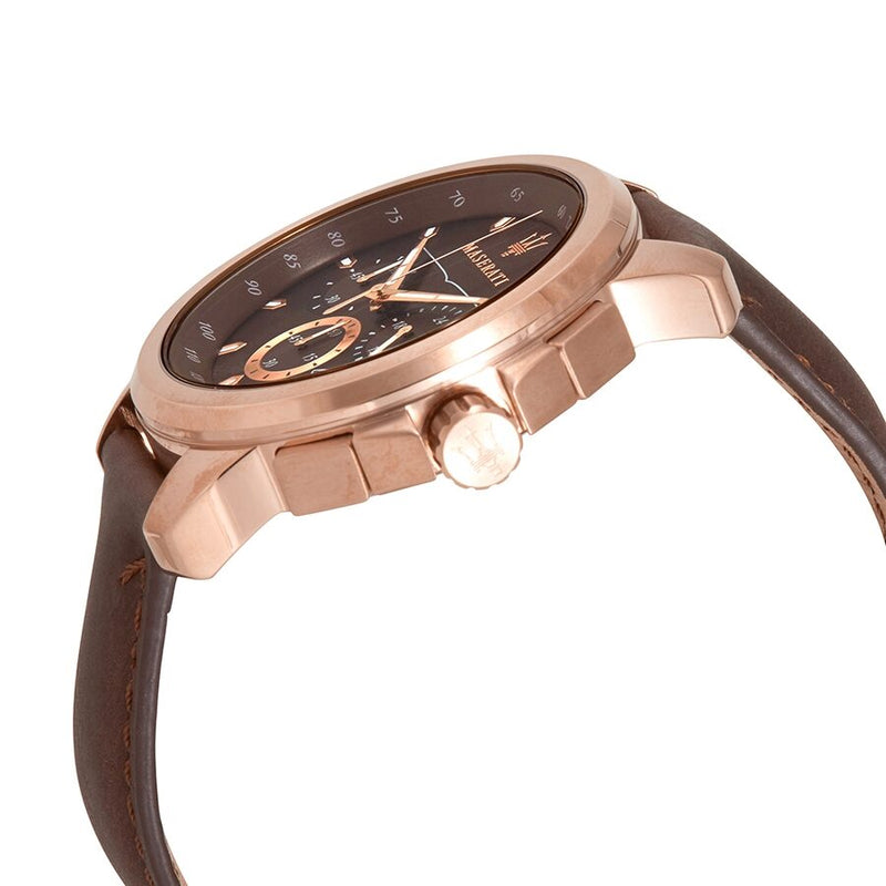 Maserati Successo Chronograph Brown Dial Men's Watch R8871621004 - BigDaddy Watches #2