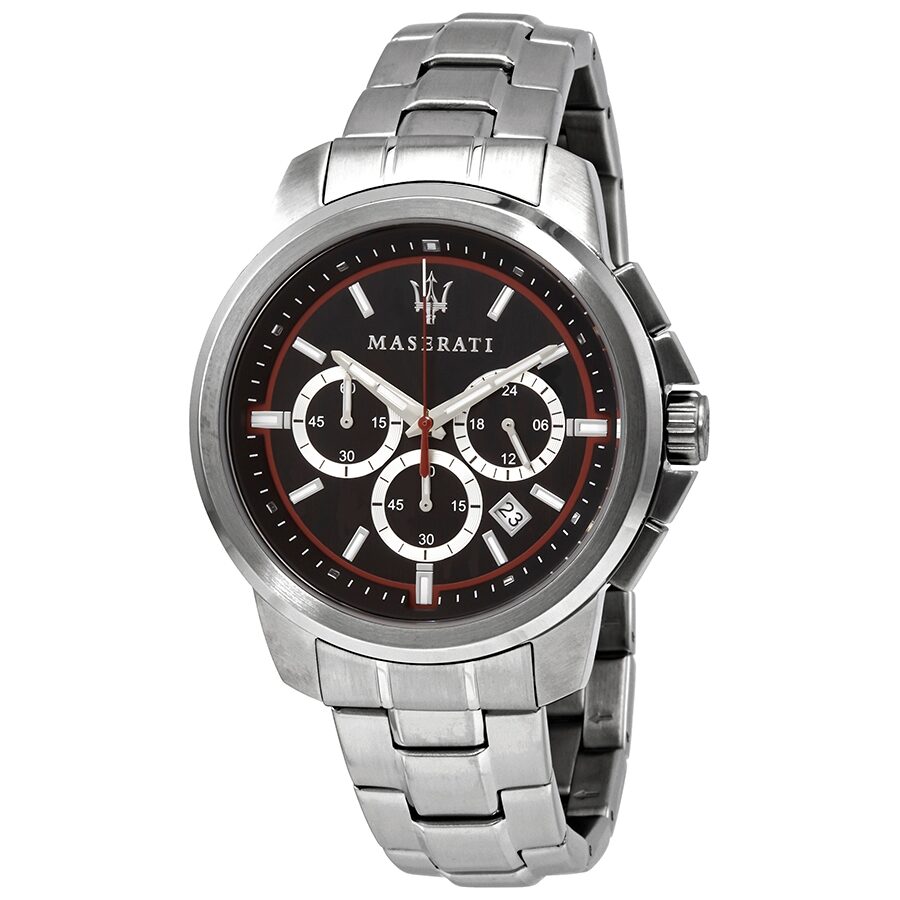 Maserati Successo Chronograph Quartz Black Dial Men's Watch R8873621009