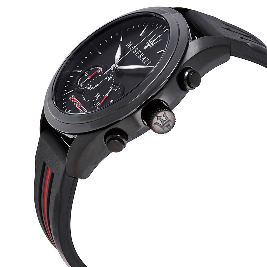 Maserati Traguardo Chronograph Black Dial Men's Watch #R8871612004 - The Watches Men & CO #2