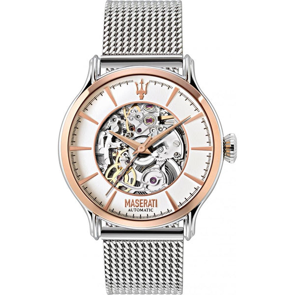 Maserati Epoca Automatic Silver Men's Mesh Watch R8823118001