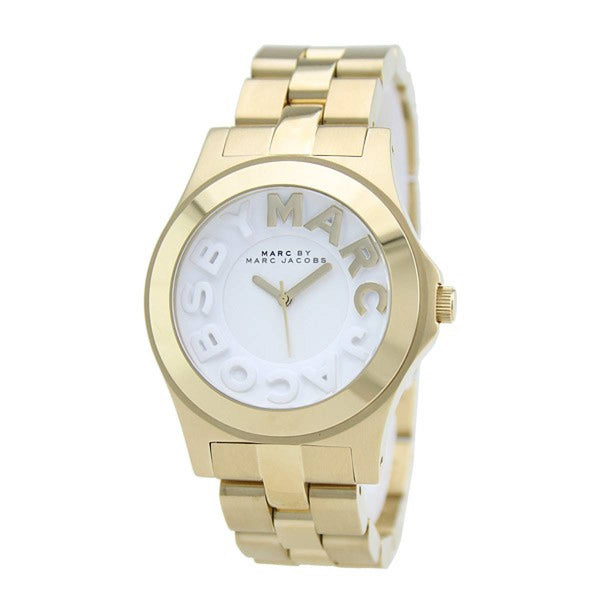 Marc Jacobs Women's 'Rivera' Gold-Tone Stainless Steel Watch MBM3134 - Big Daddy Watches #3