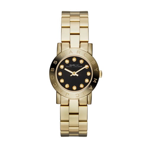 Marc By Marc Jacobs Amy Black Women's Gold Classic Watch  MBM3336 - Big Daddy Watches