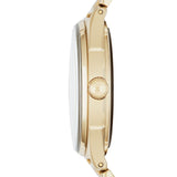 Marc by Marc Jacobs Tether Gold Dial Gold-tone Ladies Watch MBM3413