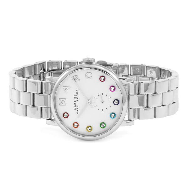 Marc by Marc Jacobs Silver Dial Stainless Steel Ladies Watch MBM3420