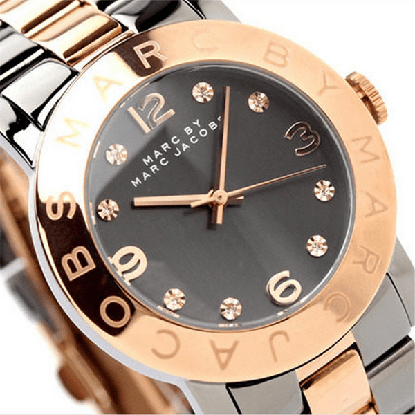 Marc By Marc Jacobs Amy Grey Women's Steel Two Toned Watch  MBM8597 - Big Daddy Watches