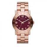 Marc By Marc Jacobs Amy Brown Women's Rose Gold Classic Watch  MBM8618 - Big Daddy Watches