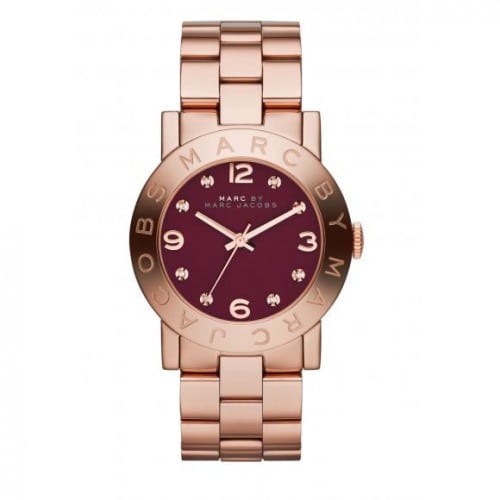 Marc By Marc Jacobs Amy Brown Women's Rose Gold Classic Watch  MBM8618 - Big Daddy Watches