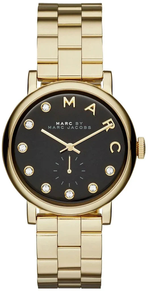 Marc by Marc Jacobs Baker Dexter Black Dial Watch Mbm3421