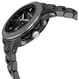 Michael Kors Runway Chronograph Black Ceramic Ladies Watch MK5190