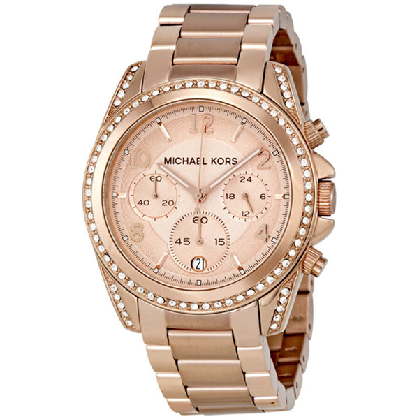 Michael Kors Blair Chronograph Rose Gold Watch MK5263