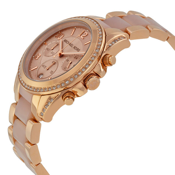 Michael Kors Blair Chronograph Rose Gold Ladies Watch MK5943