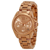 Michael Kors Bradshaw Chronograph Rose Dial Ladies Watch MK5799