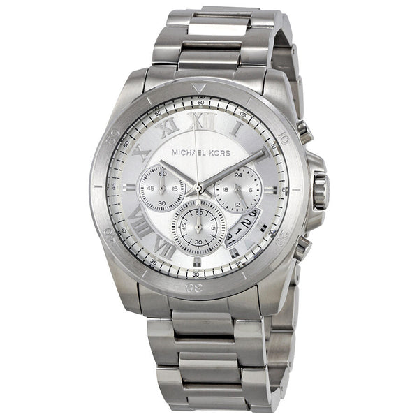 Michael Kors Brecken Silver Dial Men's Chronograph Watch MK8562 - BigDaddy Watches